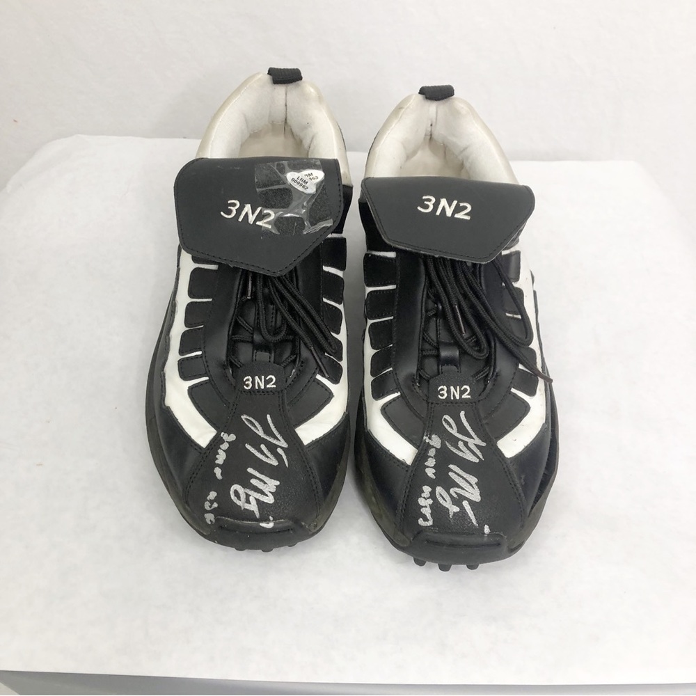 Lastings Milledge Authentic Game Used 3N2 Baseball Turf Shoes Autographed LOA